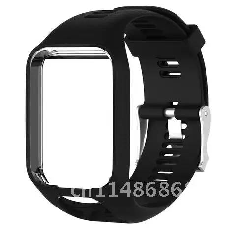 Ремешок силиконовый для смарт-часов TomTom Runner 2 3 Spark 3 GPS (art.: 3920c857e93e3) - 3920c857e93e3