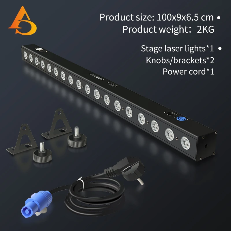 Фото 18x12 Вт RGBW/RGBWAUV Световая панель с пиксельным управлением DMX512 Независимое управление DJ Disco Light Сценический театр №3