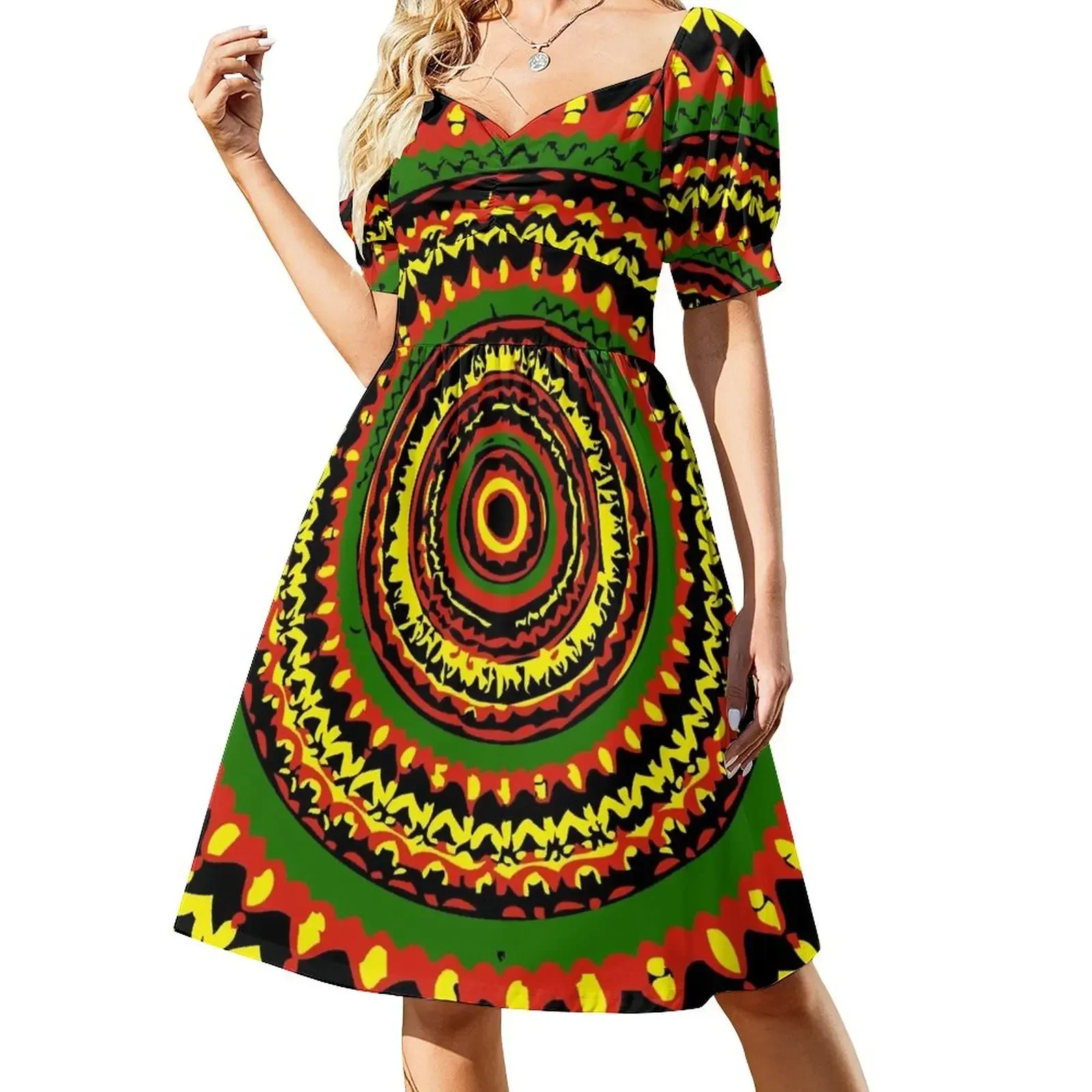 Платье Rasta Tie Dye Time Warp с короткими рукавами, женские платья-юбки с длинными рукавами, элегантное платье, одежда для выпускного вечера