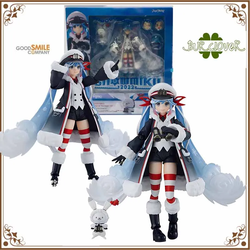 GSC оригинальная фигурка аниме Figma Snow Miku Grand Voyage ver, экшн-фигурка, игрушки для мальчиков/девочек/детей/Рождественский подарок