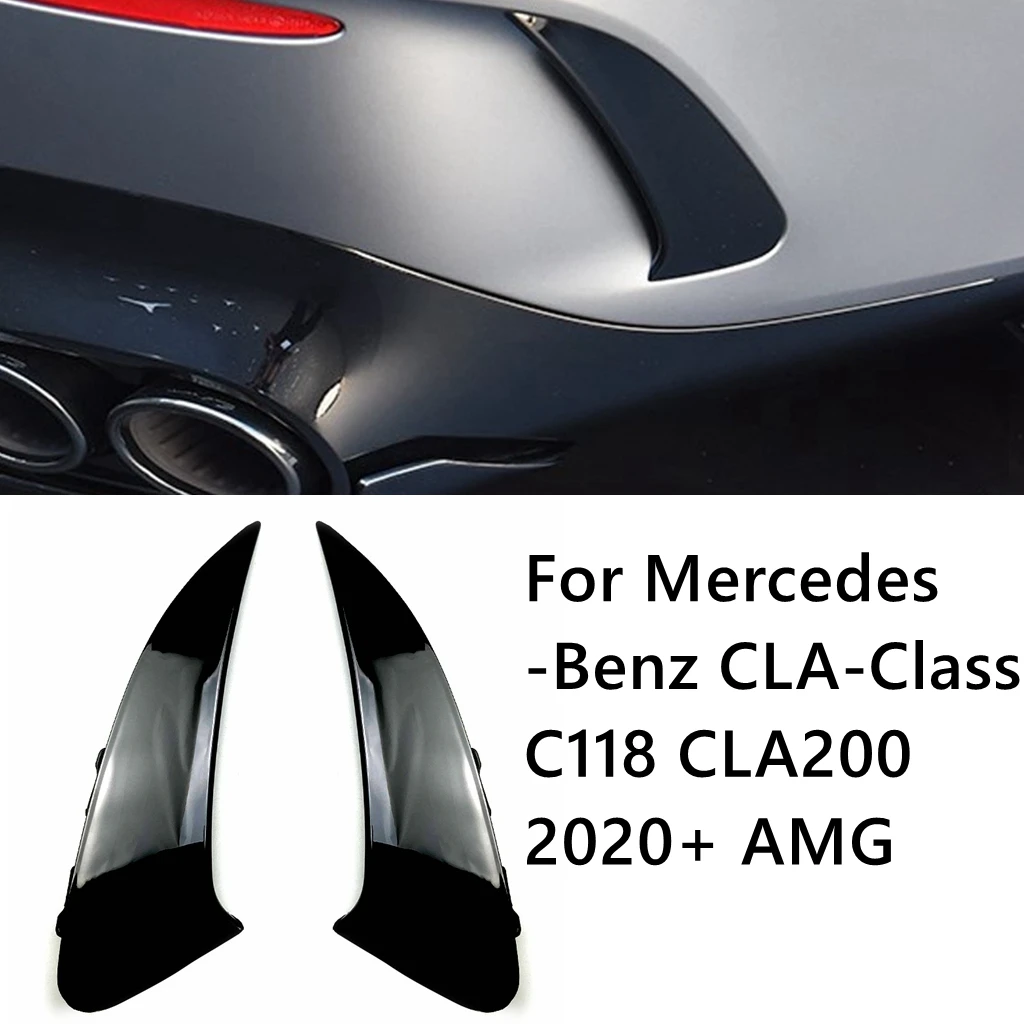 Воздушный нож для Mercedes-Benz CLA-Class C118 CLA200 2020 + AMG, задний бампер, объемный задний воздушный нож, модификация