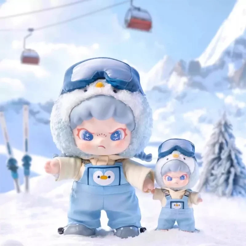Фото Подлинная серия Dora Flying Snow Treasure, слепая коробка, виниловая плюшевая подвеска, модная кавайная коллекционная кукла, игрушки-сюрпризы, подарок №5
