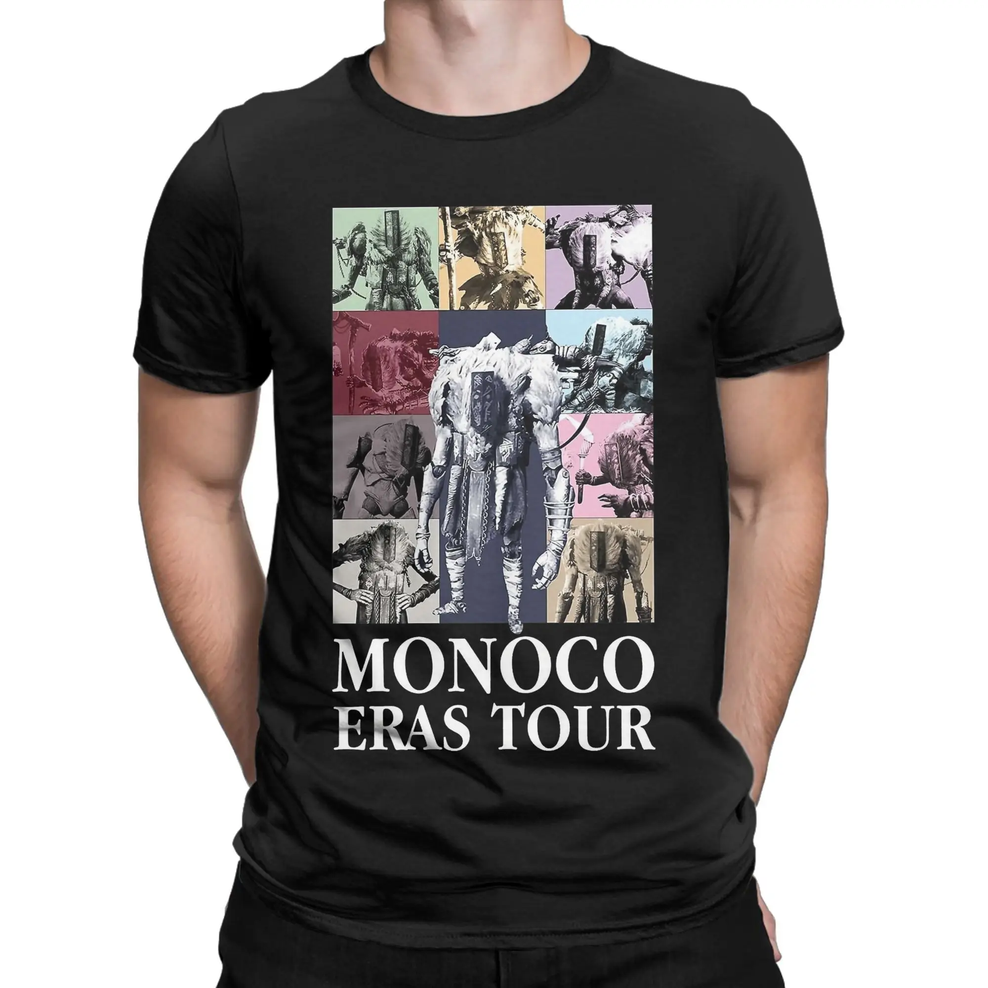 Мужская и женская рубашка Monoco Vintage Bootleg Tour Expedition 33, футболка из 100% хлопка с принтом, игровая верхняя одежда