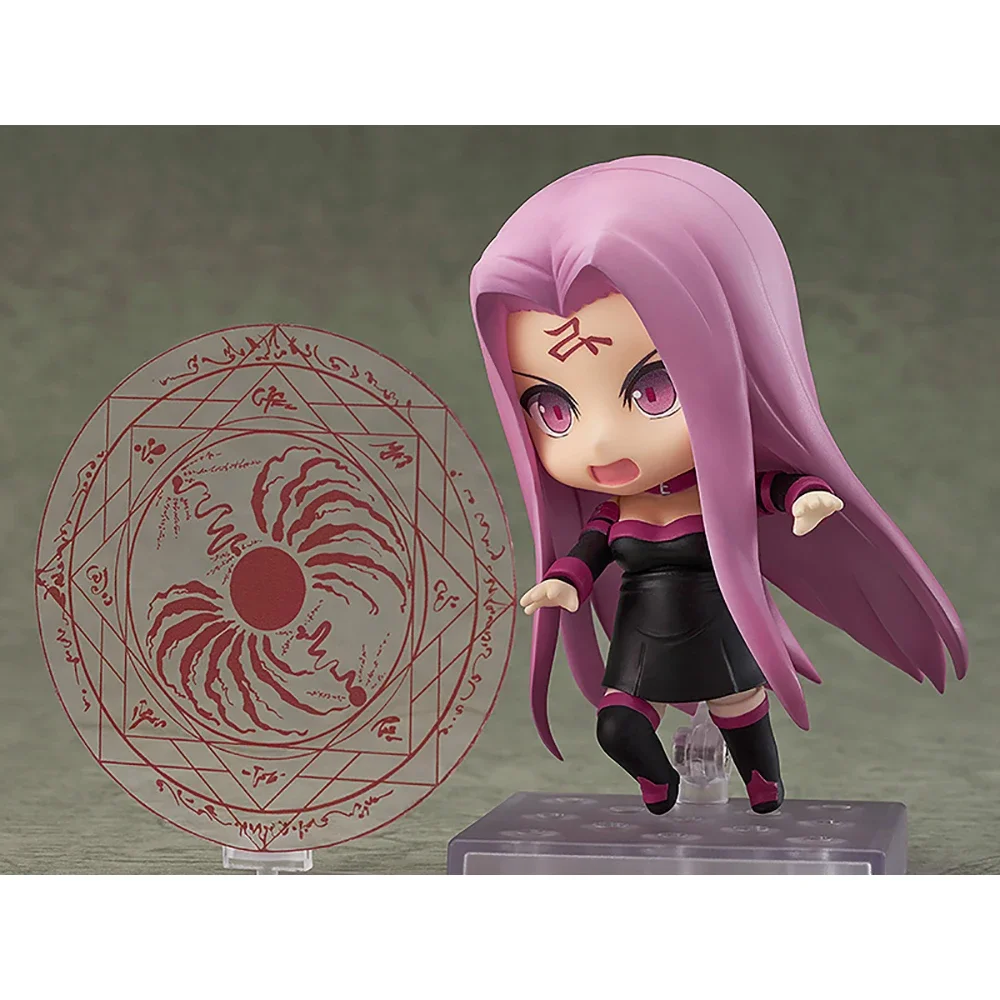 Фото Оригинальная кукла хорошей улыбки Nendoroid 492 Fate/stay Night Medusa Rider грустная оригинальная кавайная Кукла коллекционная модель Аниме фигурки экшн-игрушки №5