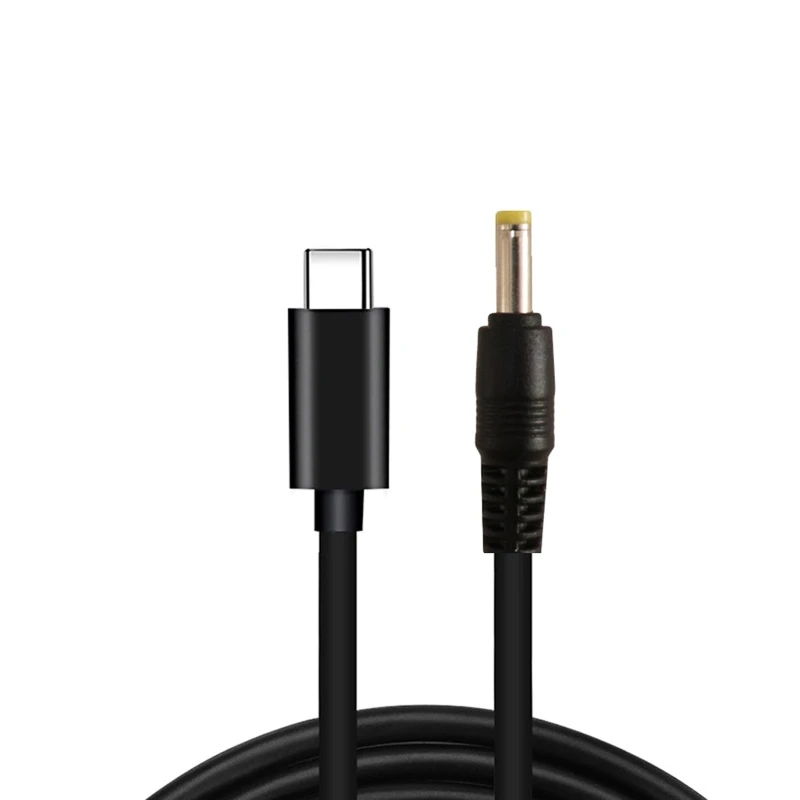 Кабель-переходник USB C/Type-C PD на 12 В, 4,0x1,7 мм, шнур питания для большинства устройств 12 В, удлинительный кабель с USB C