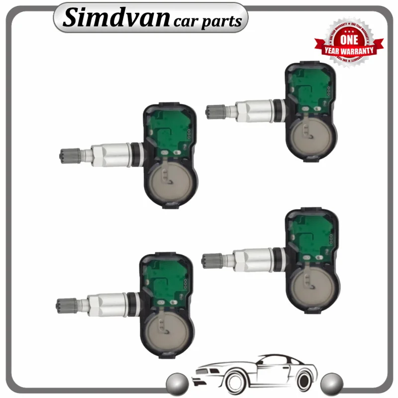 1\4 шт. датчик TPMS, датчик давления в шинах, система мониторинга 42607-33021 для Toyota Prius V Rav4 Yaris Camry Corolla 315 МГц PMV-107J