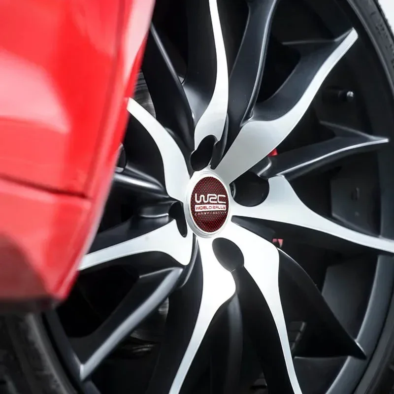 Фото 4 шт./комплект, универсальные эмблемы 60 мм WRC для Ford Subaru Honda Audi Mazda KIA TESLA Nissan №5