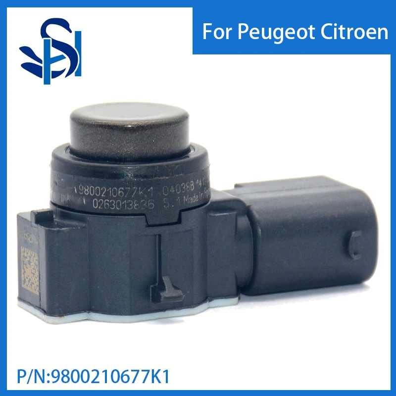 9800210677K1 PDC Датчик парковки радар цвета темно-коричневый для Citroen Peugeot