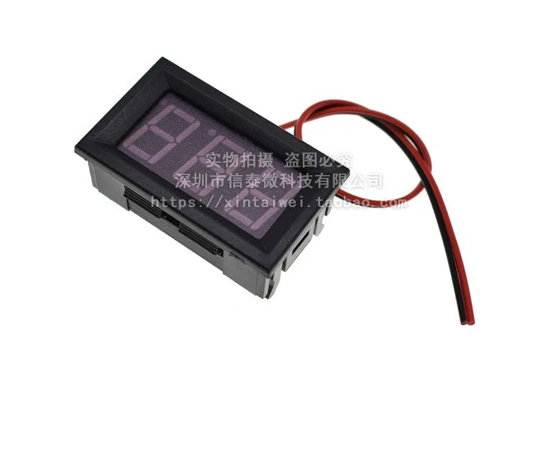 20 шт. двухпроводной DC5V-120V DC цифровой дисплей вольтметр цифровой вольтметр электромобиль измерительная головка анти-реверсное соединение 0,56