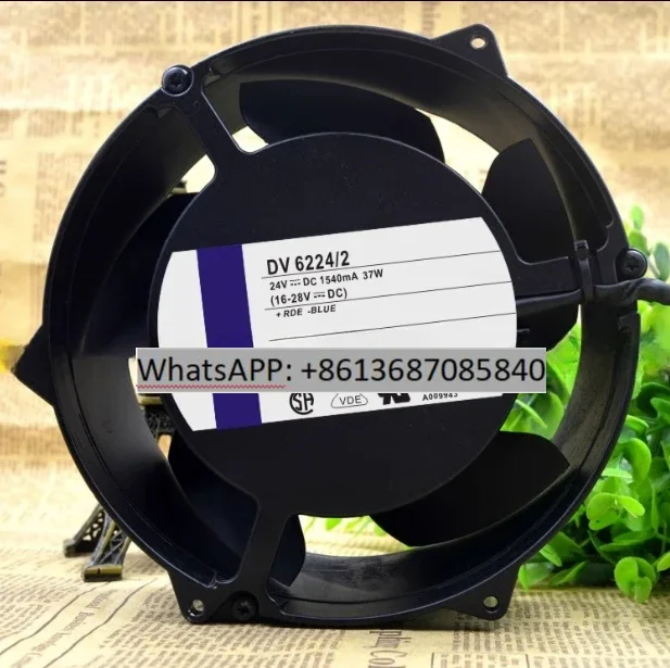 DV6224 / 2 24V 1540mA 37W вилка инверторный вентилятор DV 6224/2 37W
