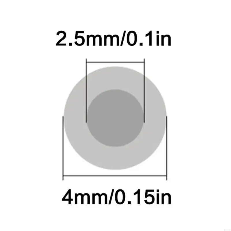 R58F 100M PTFE TUBE TEFLONTO Труба легкий для 3D -принтеров 4 мм x 2,5 мм для студии (art.: 3920ced623cc8) - 3920ced623cc8