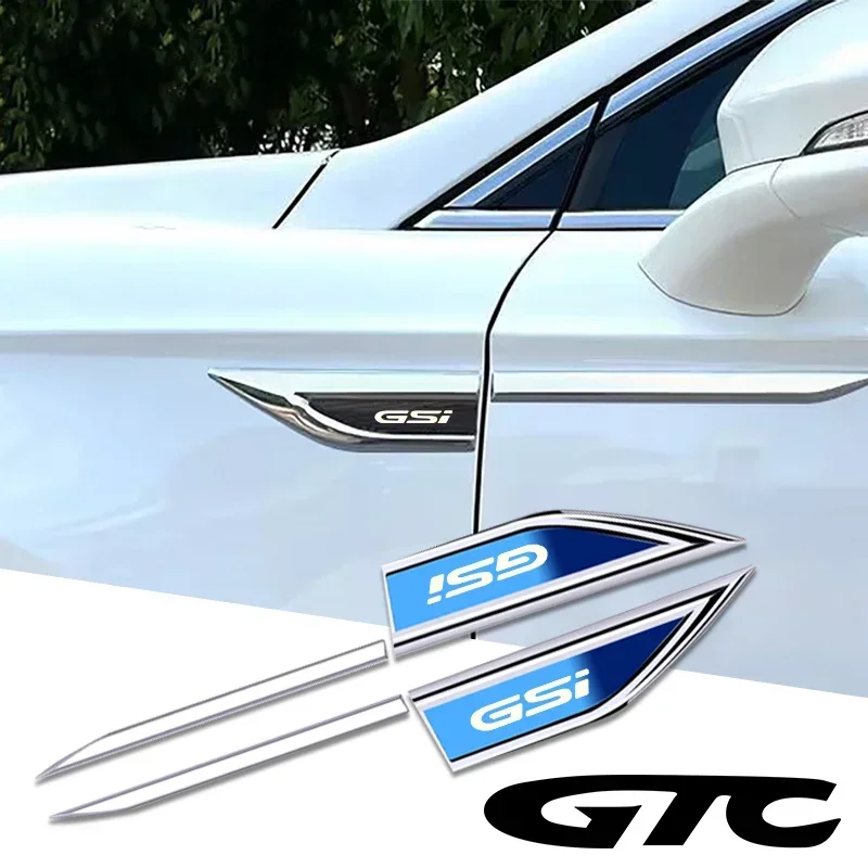 2 шт./набор, автомобильные наклейки с логотипом на лезвие для OPEL opc opcline CORSA gsi ASTRA sxi VECTRA gtc