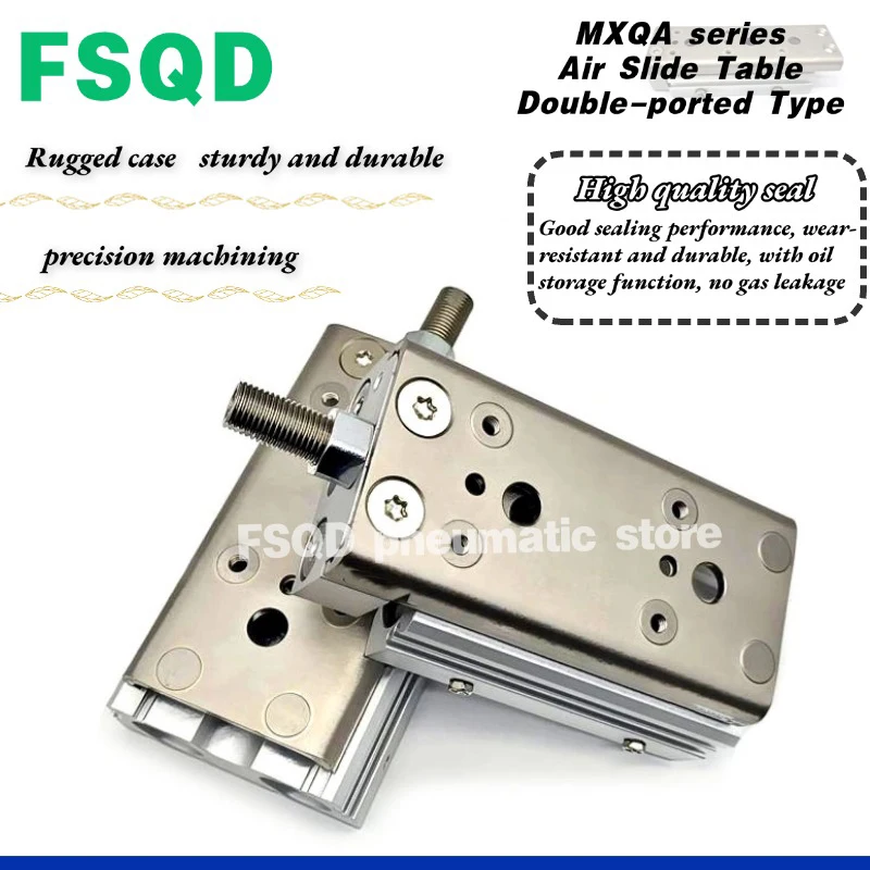 MXQ25A-10,20,30,40,50,75,100,125,150 ZA,ZD,ZB,ZE,ZC,ZF,ZG,ZH,FSQD, Двухпортовый тип, серия MXQA