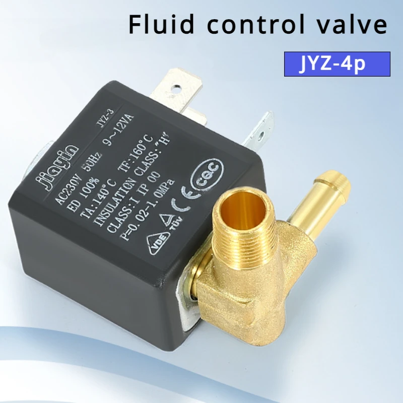 Фото JYZ-4P нормально закрытый 3 мм N/C 2/2 Way AC 230V G1/8 