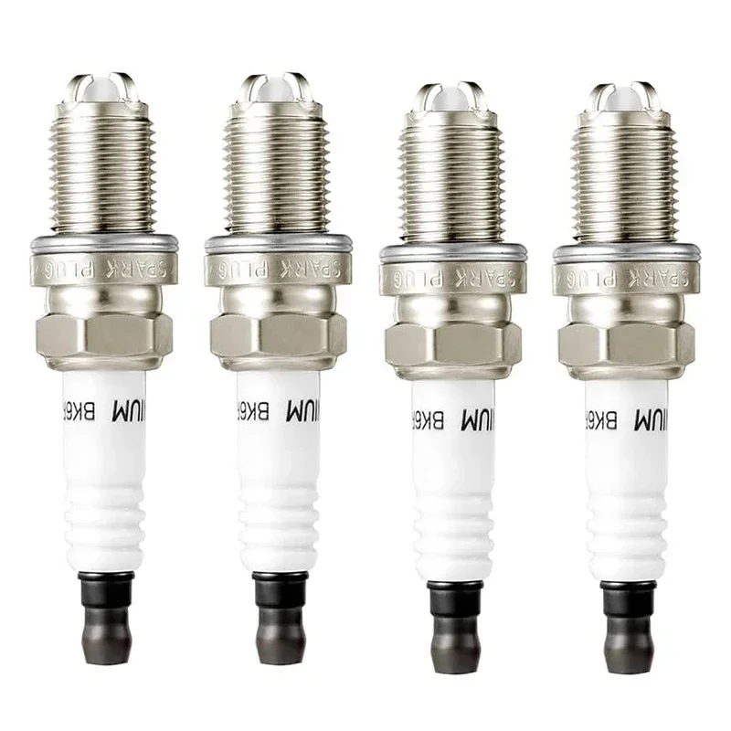 Фото BKR6EQUP 12120037607 Платиновая свеча зажигания для BMW 1 3 5 7 серии E39 E46 E60 E61 E38 320i 330i 520i 530i N42B20 Audi A6 C5 A8 №2