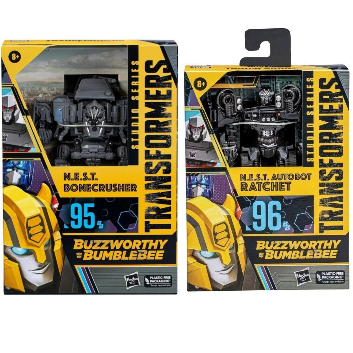 Трансформеры Toys Studio Series 96. Триммиль Н.Э.С.Т. SS96 Autobot Ratchet SS95 Bonecrusher Фигурка Игрушка