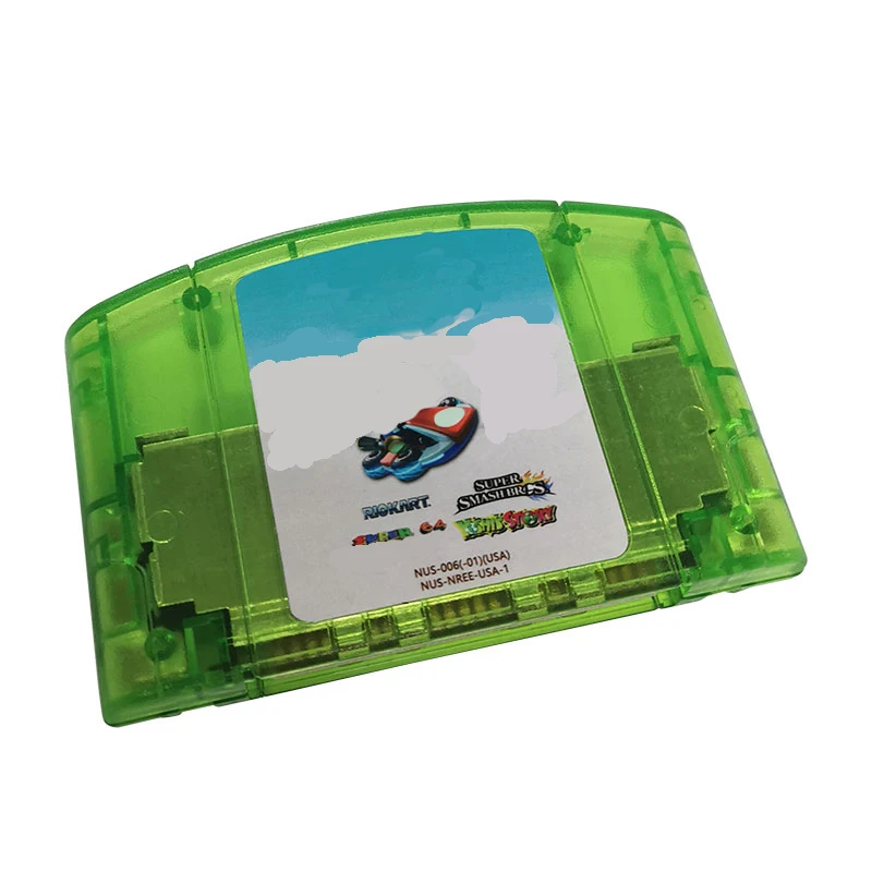 Видеоигра 4 в 1 для игрового картриджа N64, для классической игровой консоли N64 в ретро-американской версии NTSC
