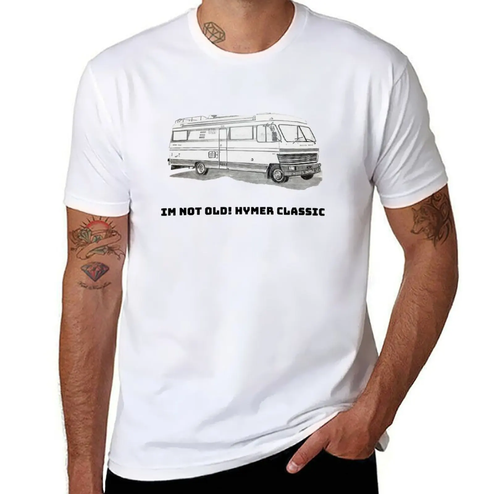 Футболка hymer hymermobil S900 designs, мужские футболки для мужчин, мужские хлопковые мягкие футболки