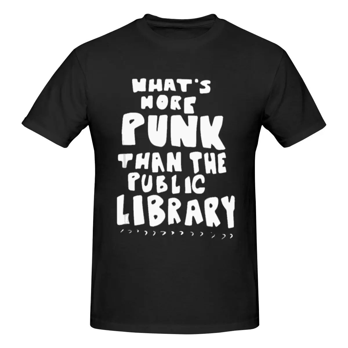 Funny What U2019s-More-Punk-Than-The-Public-Library Librarian Мужская футболка Топы с принтом свободные и облегающие женские футболки