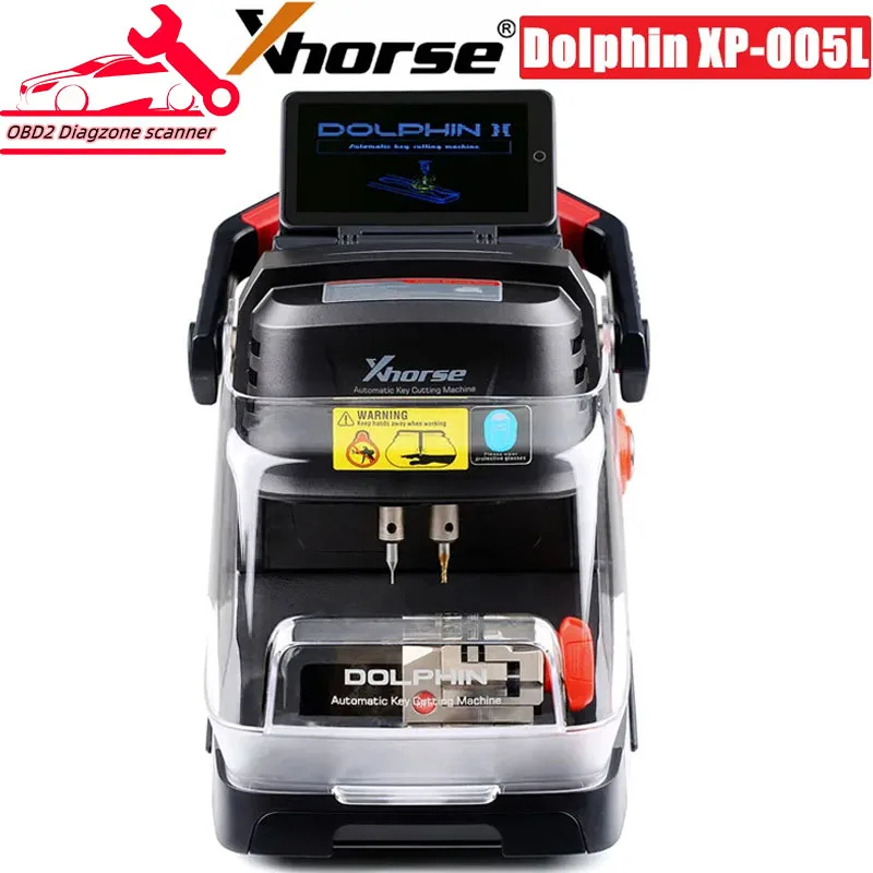 Xhorse Dolphin II XP-005L Автоматический портативный станок для резки ключей с регулируемым экраном и встроенным аккумулятором