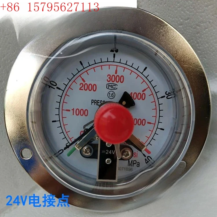 Электрический контактный манометр YXC100 40MPA 380 В/24 В YNXC YXN YXNC-60 25, ударопрочный
