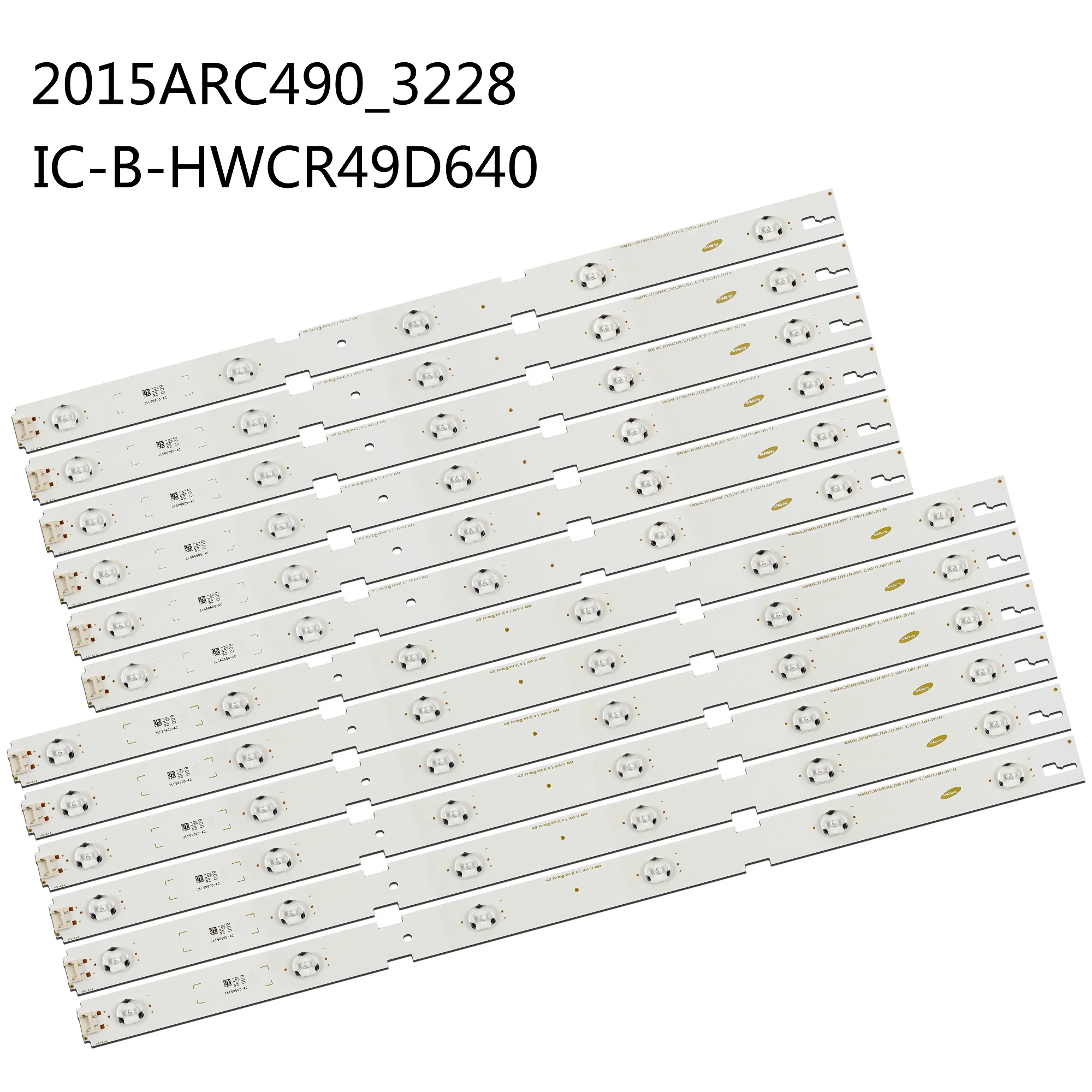 Светодиодная лента подсветки для 2015ARC490_3228_L06 R05 ZLP60600-AC ZNL60600 ZLN60600-AC ZLP60600 ZLG60600 LC490DUY SH A1