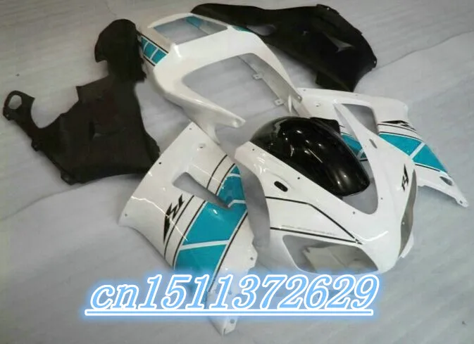 Комплект обтекателей Dor-черного, белого и синего цвета для YZF-R1 YZF R1 98 99 1998 1999, комплект обтекателей D