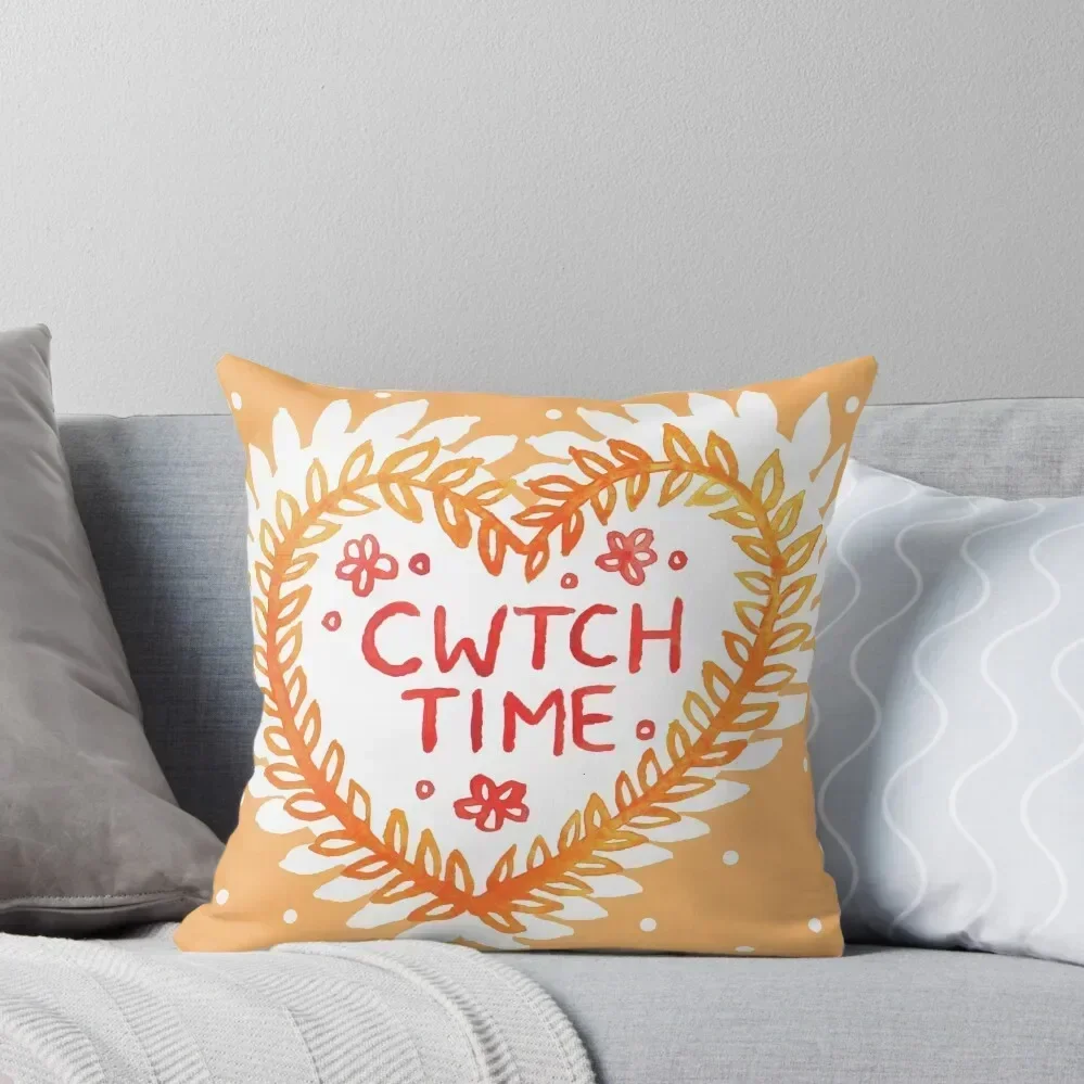 Время Cwtch! Декоративная подушка, наволочки, подушки, декор для дома, рождественские чехлы, подушка