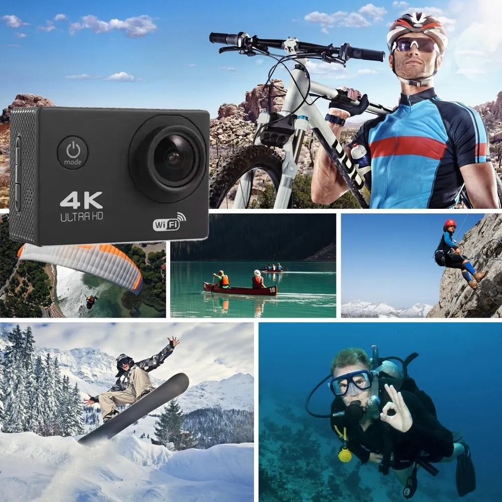 Фото Экшн-камера 4K/30fps, Wi-Fi, 2,0 дюйма, 30 м №5