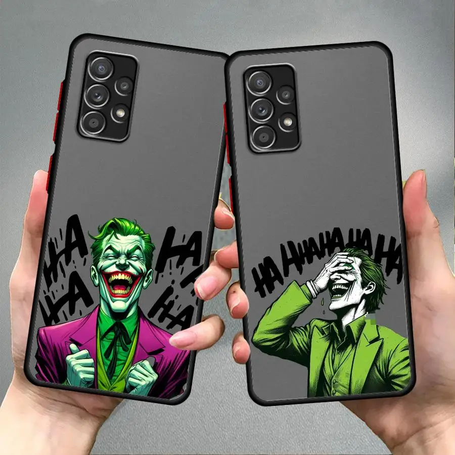 Фото Чехол для Samsung Galaxy A22 A35 A36 A53 A21s A73 A24 A52 A56 A54 A34 A25 A26 Soft shell Funny Clown Cute №3