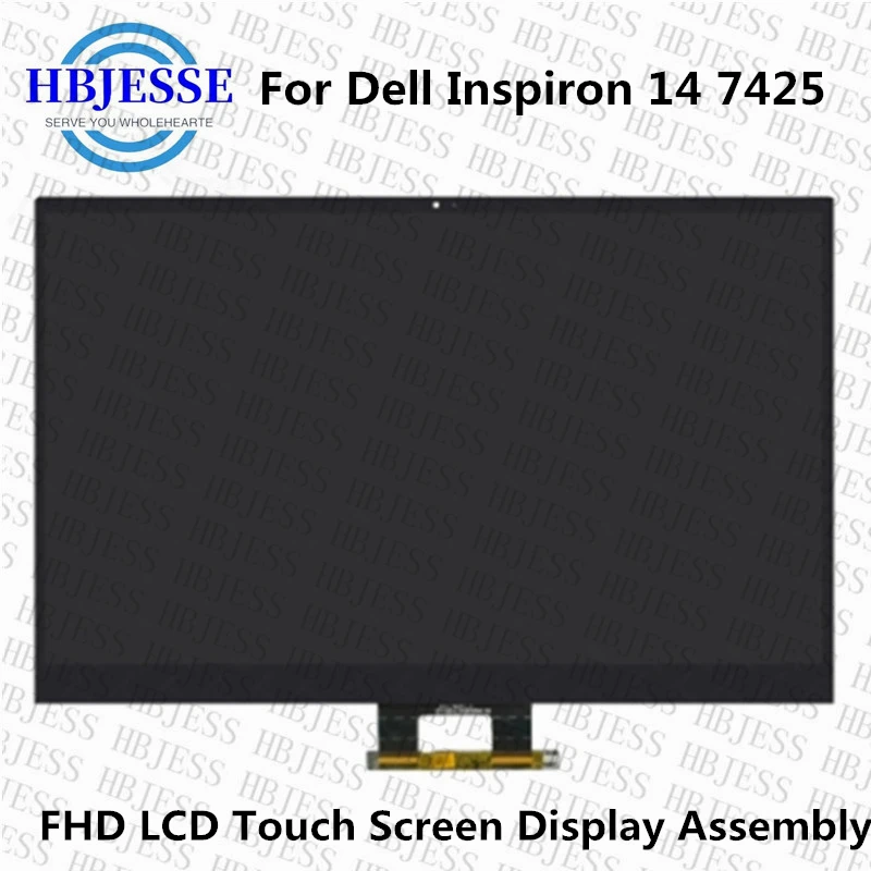 Фото ЖК-дисплей FHD 14,0 ''с сенсорным экраном без рамки для Dell Inspiron 14 7425 2 в 1 P161G P161G003 1920X1200 30pin 60 Гц №2