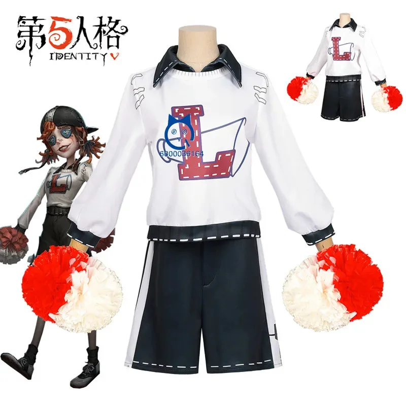 Game Identity V Cheerleader Косплей Ролевая игра Костюм Аниме Lily Bar Gore Одежда Костюм с ручной опорой для женщин Comic Con Suit