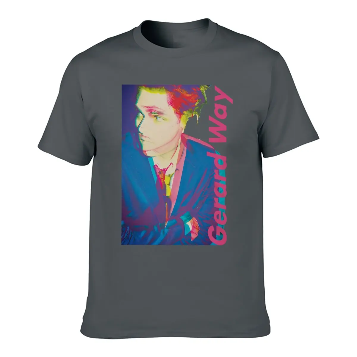 Фото Футболка Gerard Way Hisitant Псевдоминистная Sz Medium My Chemical Romance MCR с длинными или короткими рукавами №4