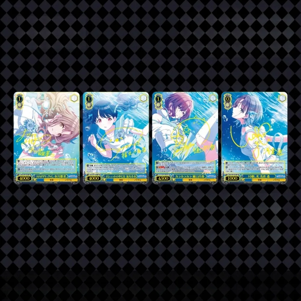 DIY IDOLM @ STER блестящие цвета золотой знак индивидуальная флеш-карта аниме периферийная Игра коллекционная карта праздничный подарок