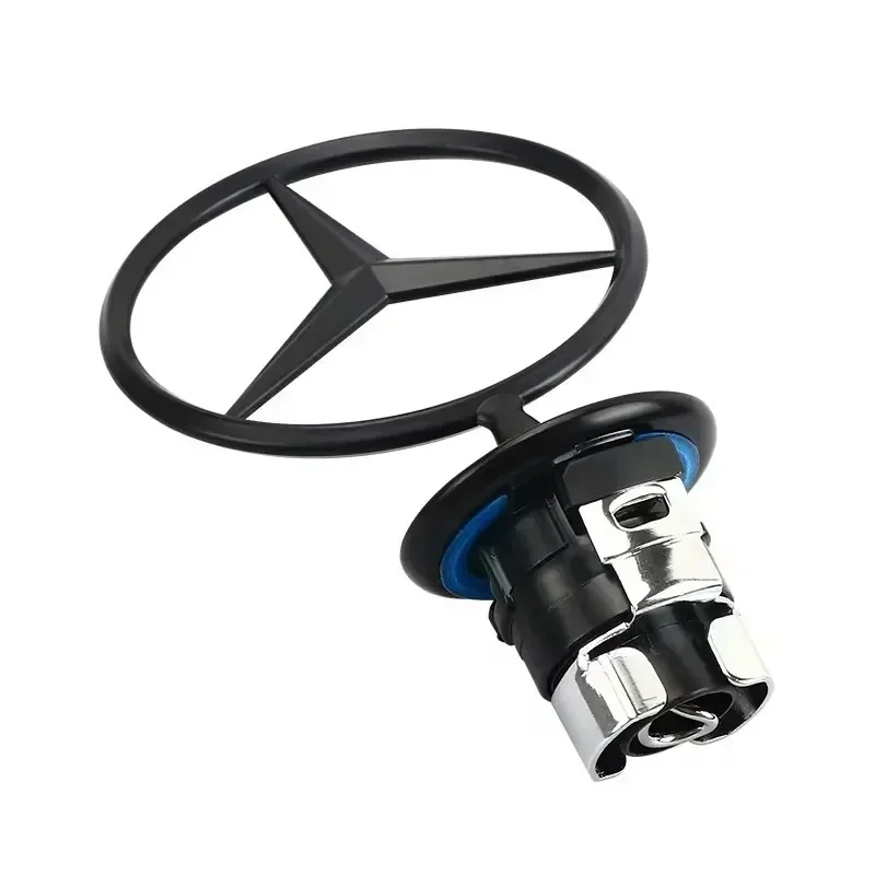 Фото Для AMG Автомобиль для Mercedes Benz AMG Mercedes Benz эмблема Star Bonnet Автомобильный капот Передний хромированный логотип для Mercedes E S Class w204 w211 w №3