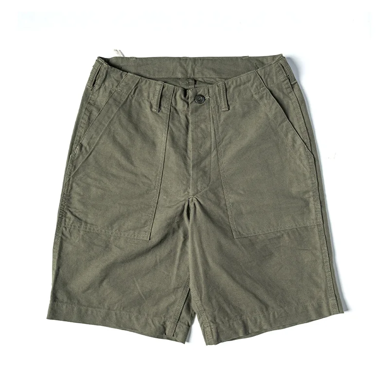 NON_STOCK Мужские хлопковые рабочие шорты Servant OG-107_Utility_Fatigue Pants_Stiff
