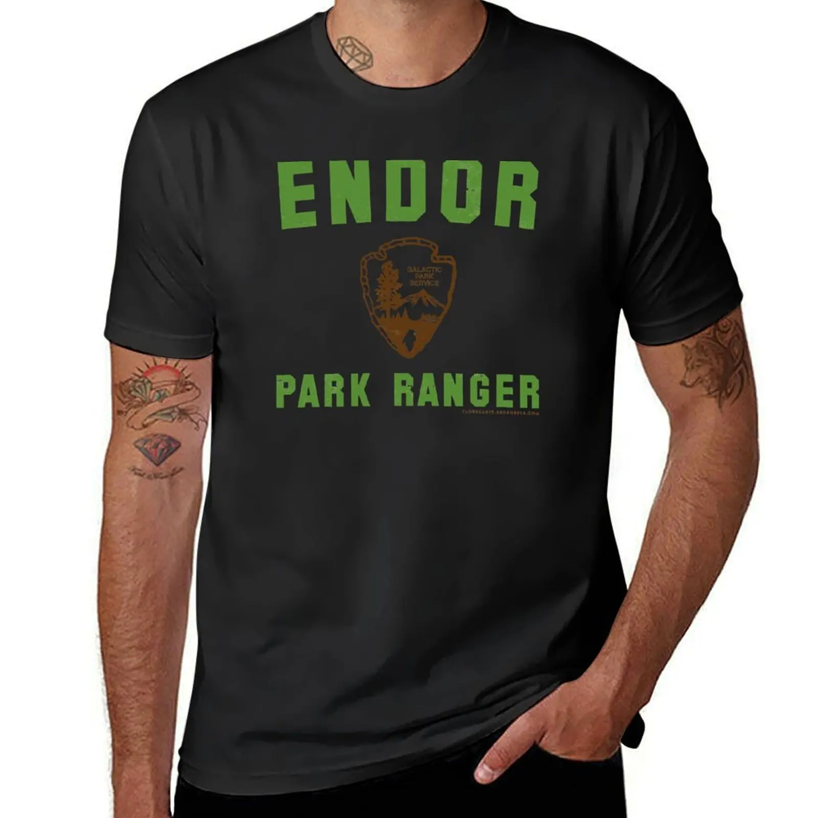 Футболка Endor Ranger для мужчин и женщин, винтажная футболка с рисунком для мужчин, винтажная футболка с рисунком
