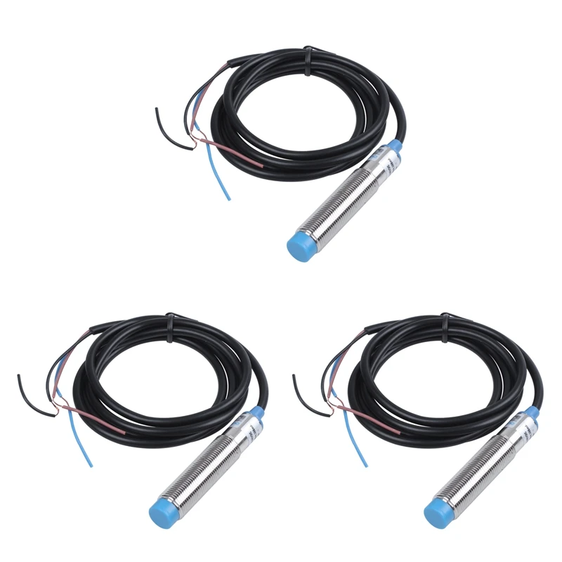 3X DC 6-36V PNP NO 3-Wire 4Mm Цилиндрический индуктивный датчик приближения