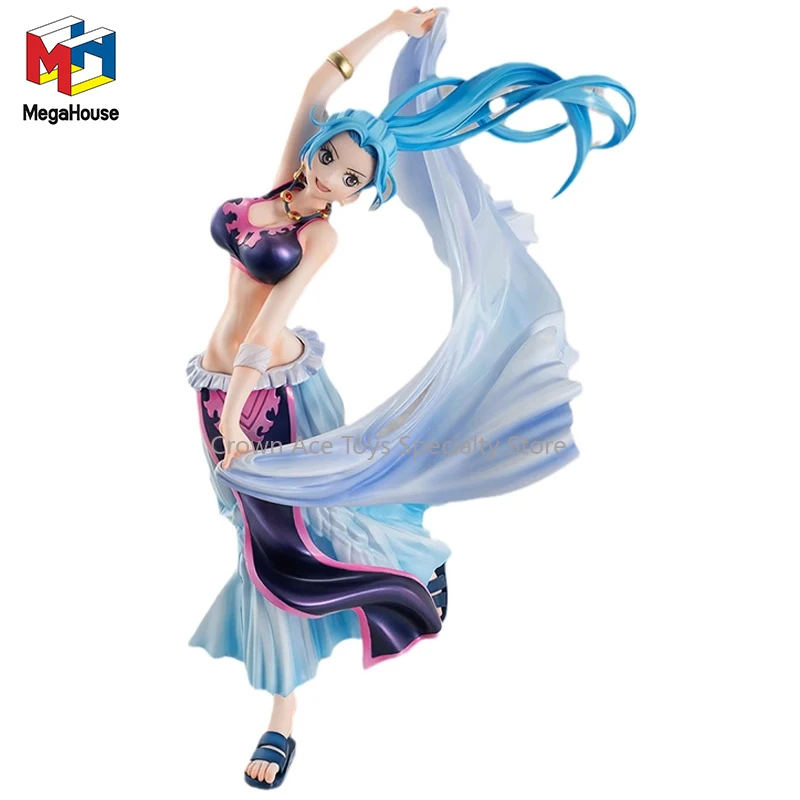 MegaHouse One Piece портрет пиратов воспроизведение воспоминания Nefertari Vivi переход 21,5 см экшн-фигурка модель модные игрушки подарки