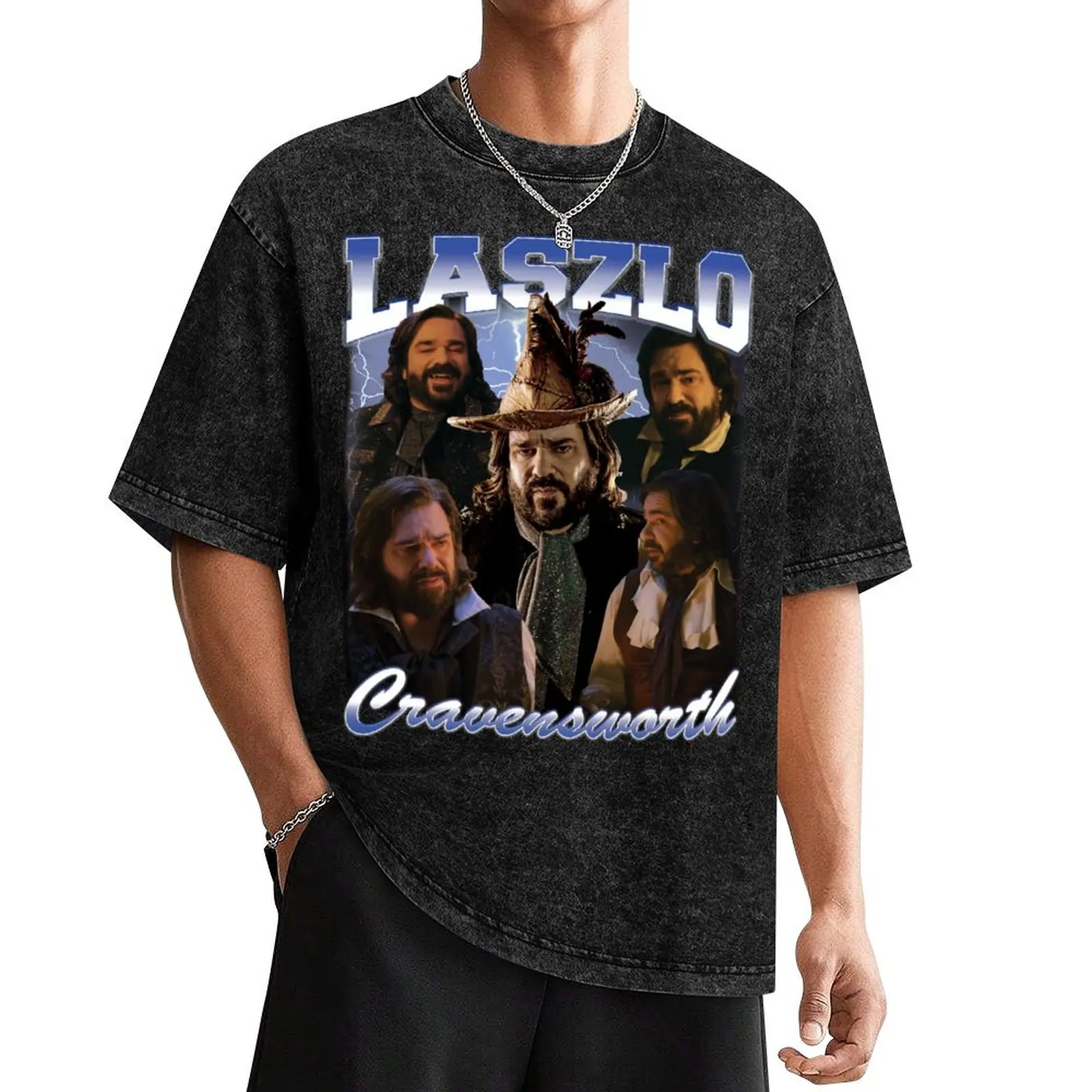 Футболка Laszlo Cravensworth с дизайном 90-х и графикой, таможенный дизайн вашей собственной милой одежды, хлопковая футболка для мужчин