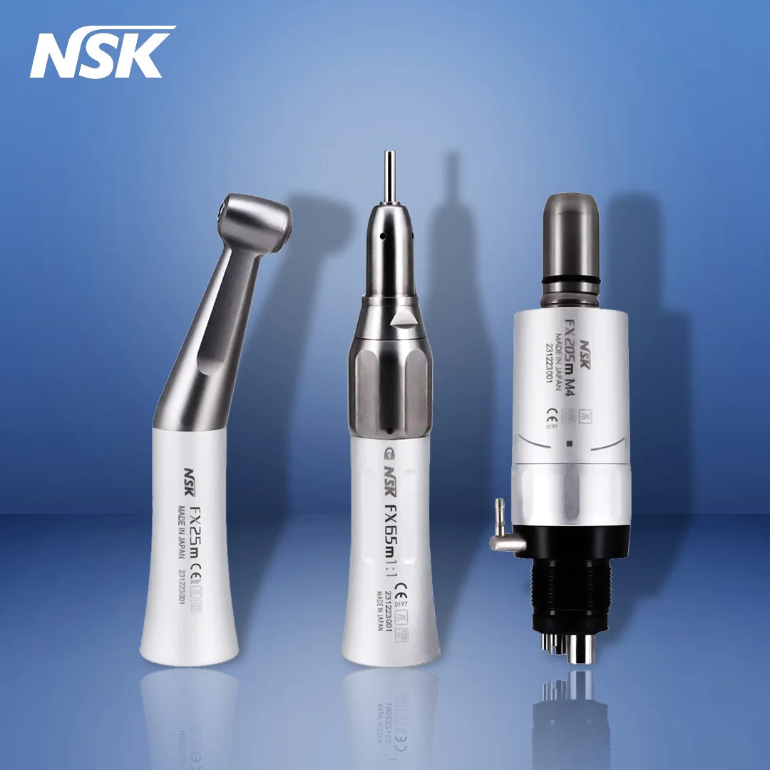 NSK FX25 FX65 стоматологический наконечник с прямым приводом 1:1, контр-угол, низкоскоростной наконечник, мини-головка для стоматологии, против контр-угла, полировальные инструменты