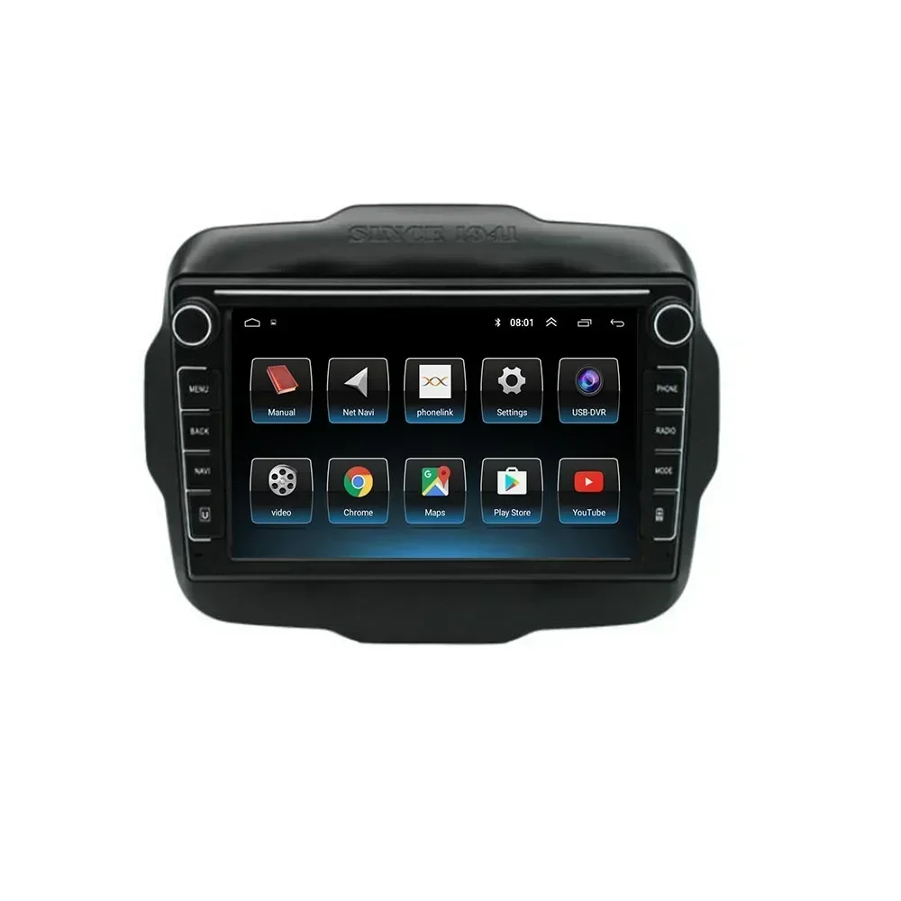 Фото Мультимедийный плеер Android 13 для Jeep Renegade 2014 2015 2016 2017 2018 2019-2050 Автомобильный радиоприемник с GPS-навигацией No 2 Din DVD кассета №2