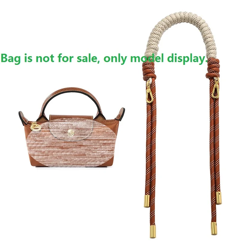 Фото Ремешок для сумки Kintted для мини-сумки Longchamp, сменная сумка, аксессуары-трансформеры, короткий ремешок №2