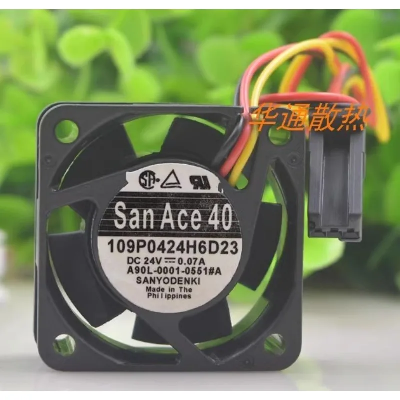 Новый вентилятор охлаждения для San Ace 40 109P0424H6D23 24 В 0,07 а 4 см вентилятор привода Fanuc