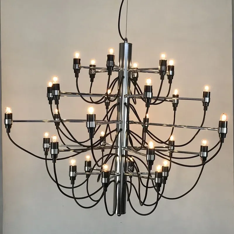 Фото Ginino Desain Sarfaitti Lampu Tempat Lilin Ruang Tamu Öl Tidur Lampu Gantung Kawat Cabang Hitam Mawar Emas Lampu Tempat Lilin №3
