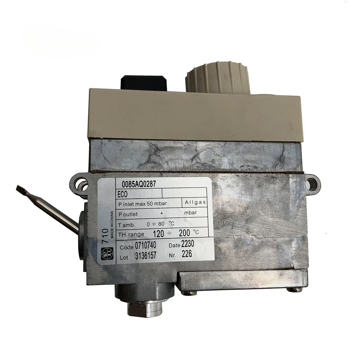 120-200 градусов 0085AQ0287 710 0710740   Термостатический регулирующий клапан для газовой фритюрницы JUSTA Electrolux