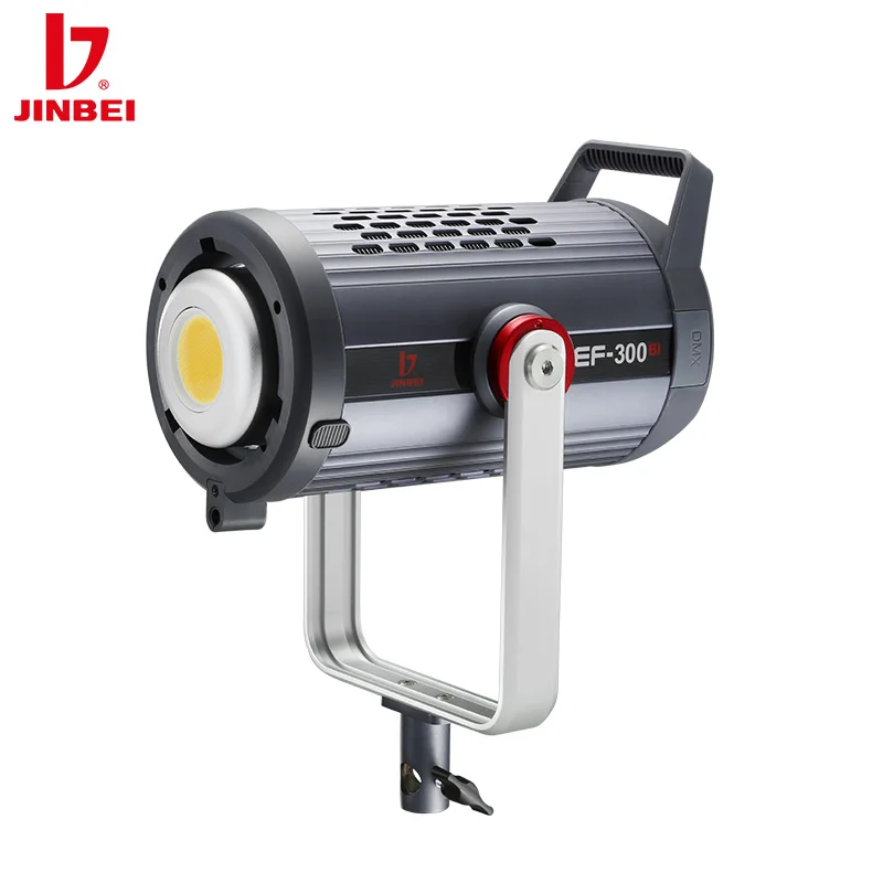 JINBEI EF-300BI 300W светодиодный фотография видео светильник двухцветная фотостудия лампа для съемки прямой трансляции Youtube Tiktok