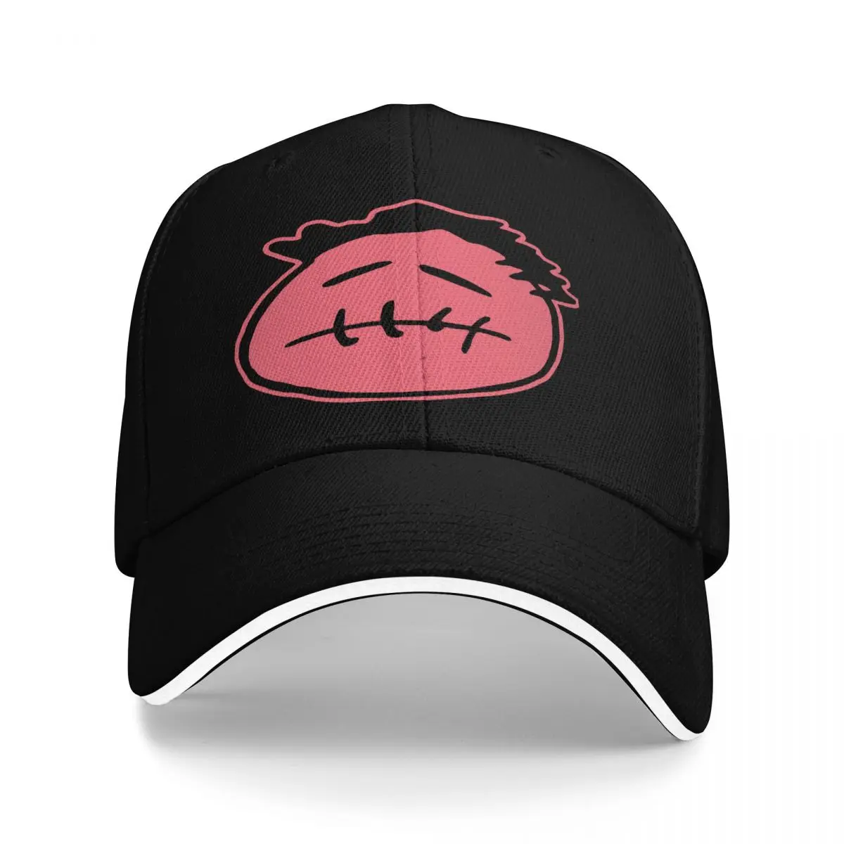 Фото Kaos Round Neck Lengan Pendek Cap Caps Женская кепка для мужчин Кепка Мужская летняя мужская шляпа Бейсбольная кепка №2