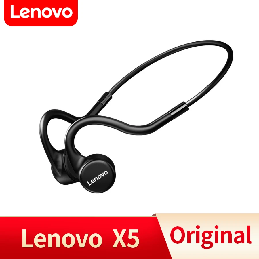 Наушники Lenovo X5 с костной проводимостью IPX8 водонепроницаемые встроенные 8 Гб памяти беспроводные Bluetooth-совместимые наушники TWS Hifi стерео