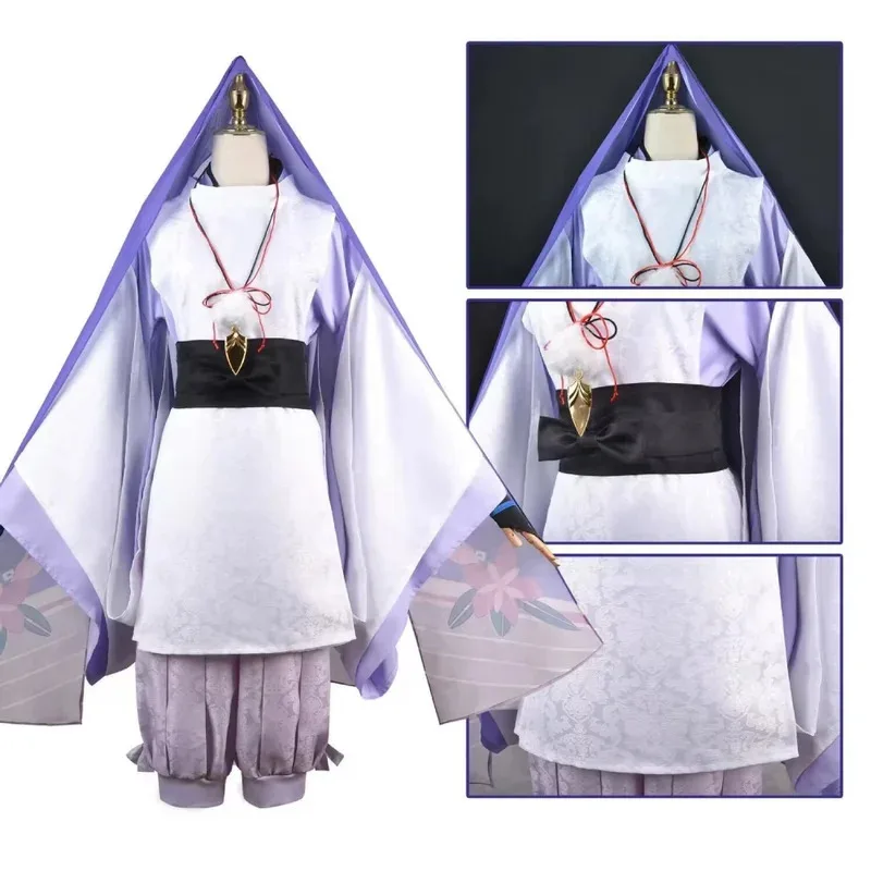Фото CyWanderer Kabukimono Косплей Игра Костюм Парик Набор для Хэллоуина №2
